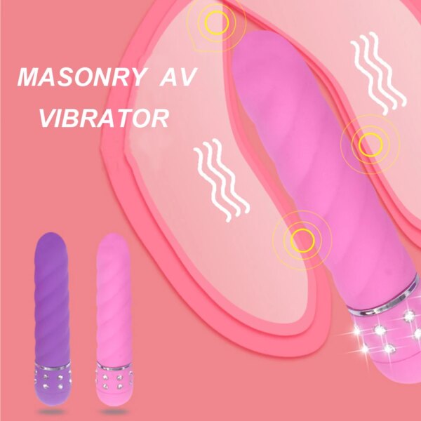 Mini Powerful Vibrator Sex Toys for Woman AV Magic Wand Vibrators Clitoris Stimulator Masturbator Dildo Erotic Toys for Adult