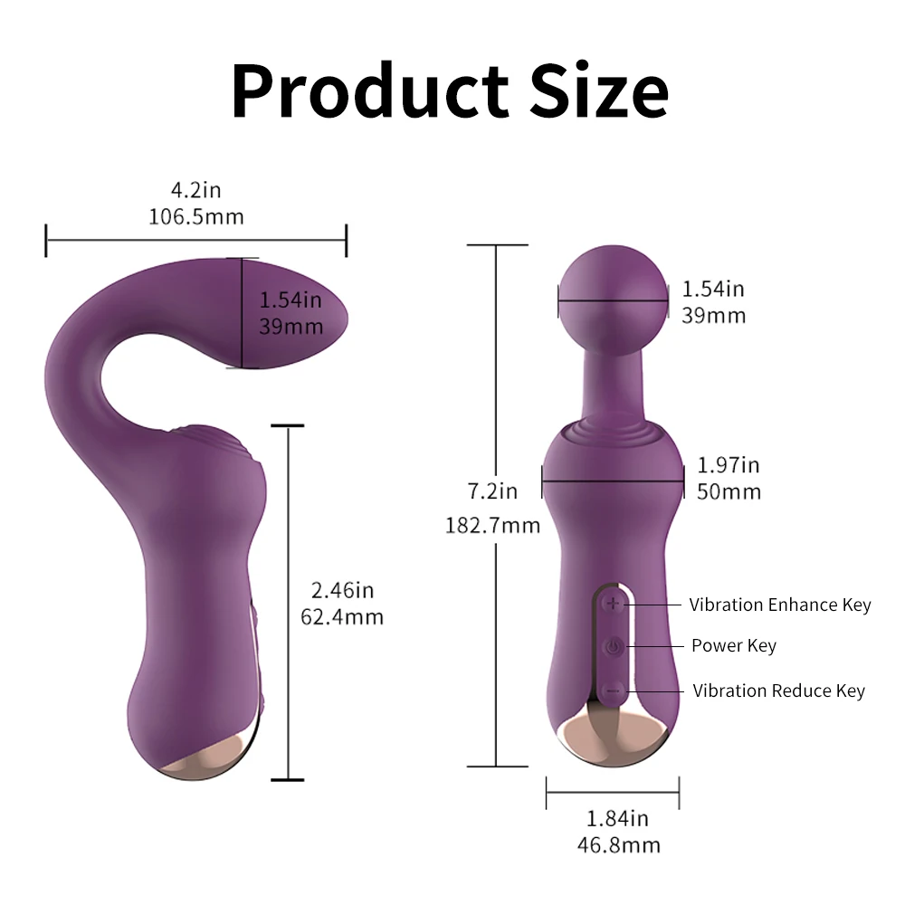 10 Speeds Powerful Dildo Vibrator AV Magic Wand Sex Toys for Women Couple G Spot Massager Clitoris Stimulator Goods for Adult 18