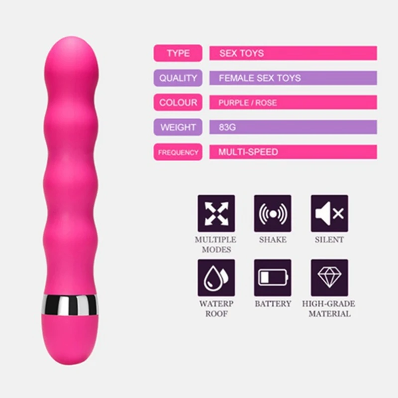 HESEKS G-Spot Vibrators Powerful AV Magic Wand Clitoris Stimulator Vagina Massager Butt Plug Sex Toys For Women Dildo 18+