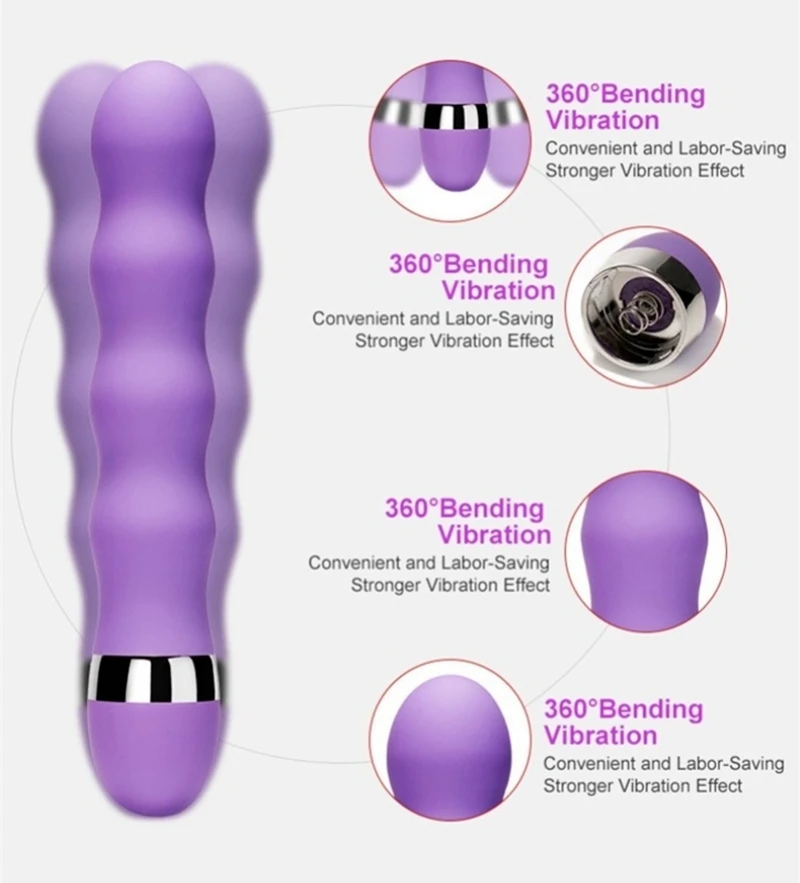 HESEKS G-Spot Vibrators Powerful AV Magic Wand Clitoris Stimulator Vagina Massager Butt Plug Sex Toys For Women Dildo 18+