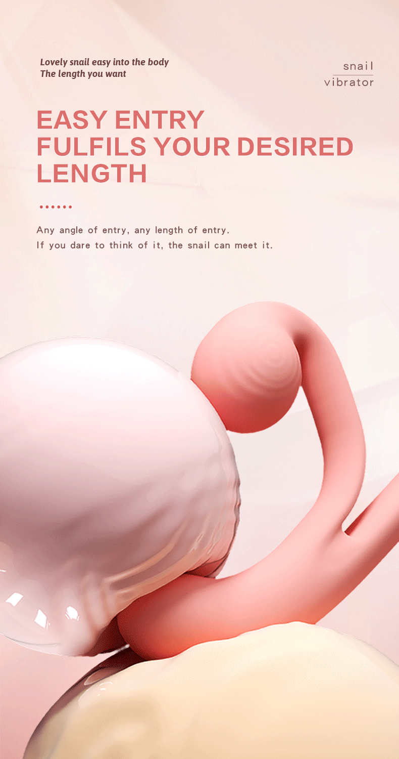 Snail Vibrators For Women Clitoris Stimulator 10 Modes Vagina Insertion Massager Silicone Vibrating Stick Female Adult Sex Toys Snail Vibrators For Women Clitoris Stimulator 10 Modes Vagina Insertion Massager Silicone Vibrating Stick Female Adult Sex Toys