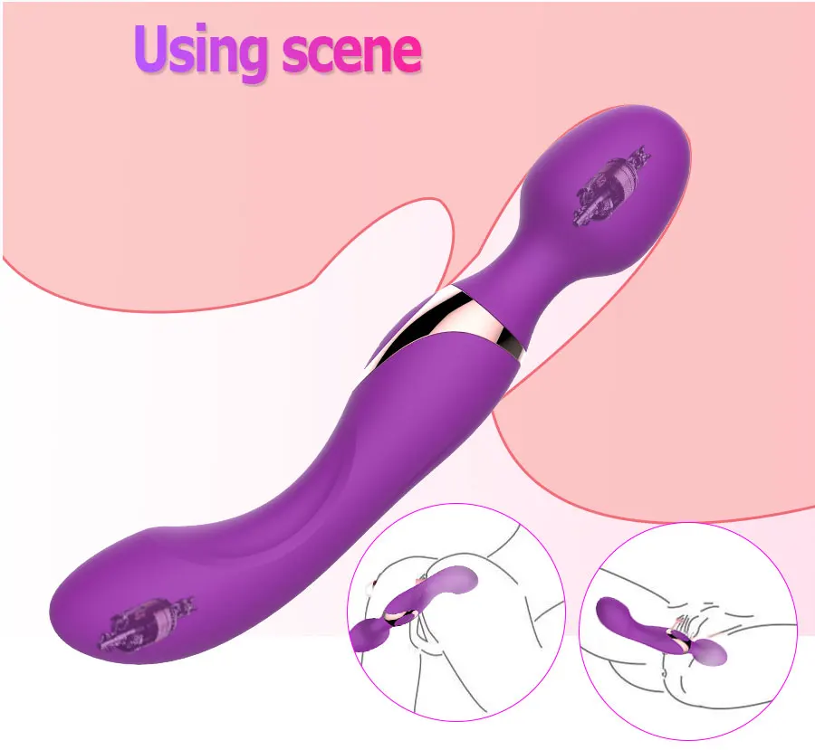 USB Charg10 Speeds Powerful Vibrators for Women Magic Dual Motors Wand Body Massager Female Sex Toys for Women G-Spot Adult Toys USB Charg10 Speeds Powerful Vibrators for Women Magic Dual Motors Wand Body Massager Female Sex Toys for Women G-Spot Adult Toys