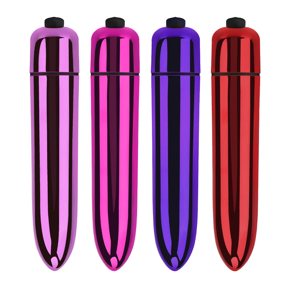 IKOKY Mini Bullet Vibrator G-spot Portable Climax Massager Clitoris Stimulator Sex Toys for Women AV Stick Sex Shop