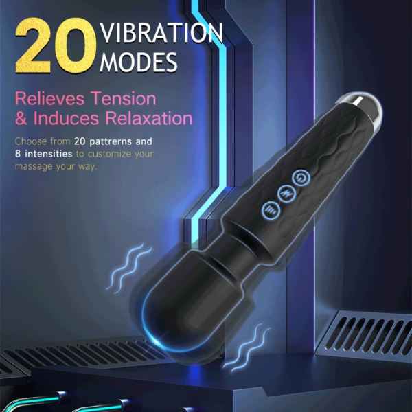 AV Vibrator Wand Sex Toys for Women 20 Powerful Patterns G Spot Clitoris Stimulation Massager Personal Masturbator Erotic Goods