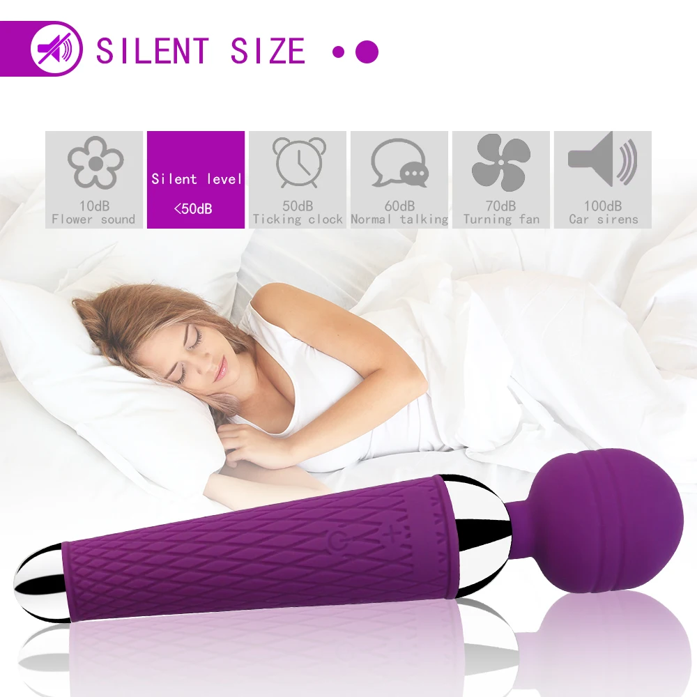 AV Vibrator Wand Sex Toys for Women 20 Powerful Patterns G Spot Clitoris Stimulation Massager Personal Masturbator Erotic Goods