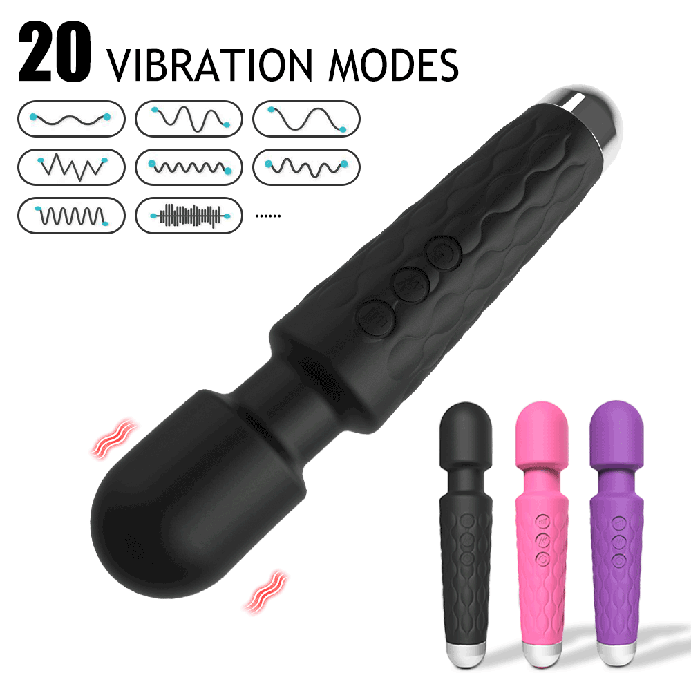 AV Vibrator Wand Sex Toys for Women 20 Powerful Patterns G Spot Clitoris Stimulation Massager Personal Masturbator Erotic Goods