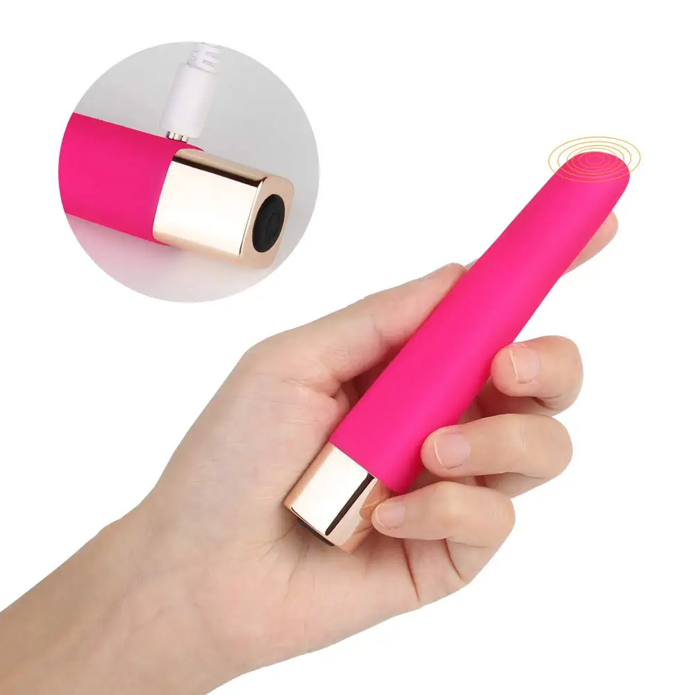 16 Speed Mini Bullet Vibrators For Women USB Finger Vibrador Dildo Sex Toys Shop Clitoris Stimulator Vibrating Lipstick Massager