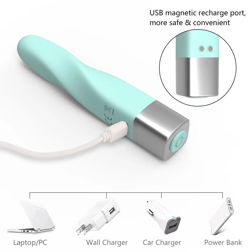 16 Speed Mini Bullet Vibrators For Women USB Finger Vibrador Dildo Sex Toys Shop Clitoris Stimulator Vibrating Lipstick Massager