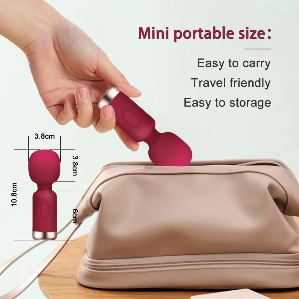 Mini Vibrator with Female Clitoris Stimulator Sex Toys for Womans AV Magic Wand for Adult 18 Masturbator Siliconen Dildo Erotic Mini Vibrator with Female Clitoris Stimulator Sex Toys for Womans AV Magic Wand for Adult 18 Masturbator Siliconen Dildo Erotic