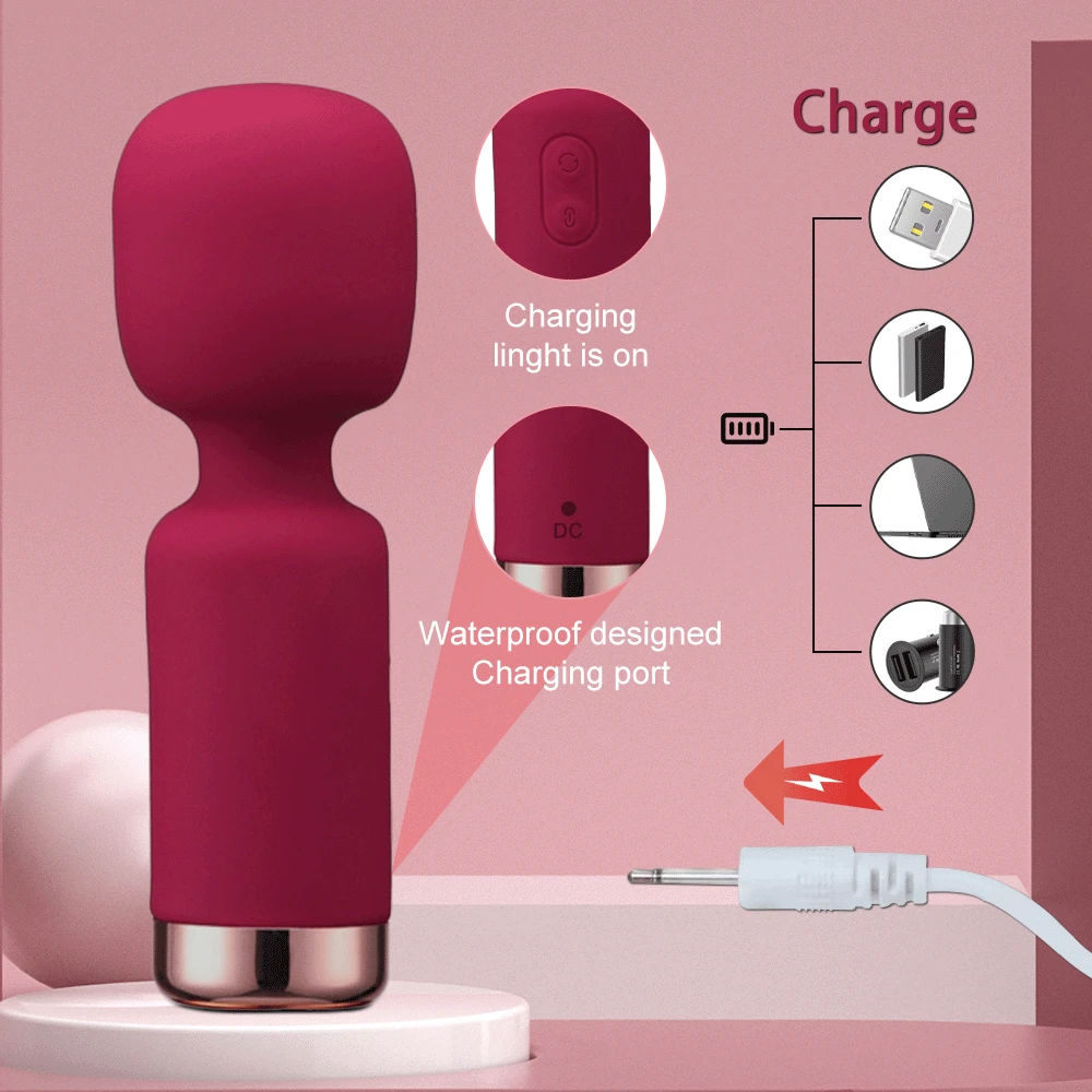 Mini Vibrator with Female Clitoris Stimulator Sex Toys for Womans AV Magic Wand for Adult 18 Masturbator Siliconen Dildo Erotic Mini Vibrator with Female Clitoris Stimulator Sex Toys for Womans AV Magic Wand for Adult 18 Masturbator Siliconen Dildo Erotic