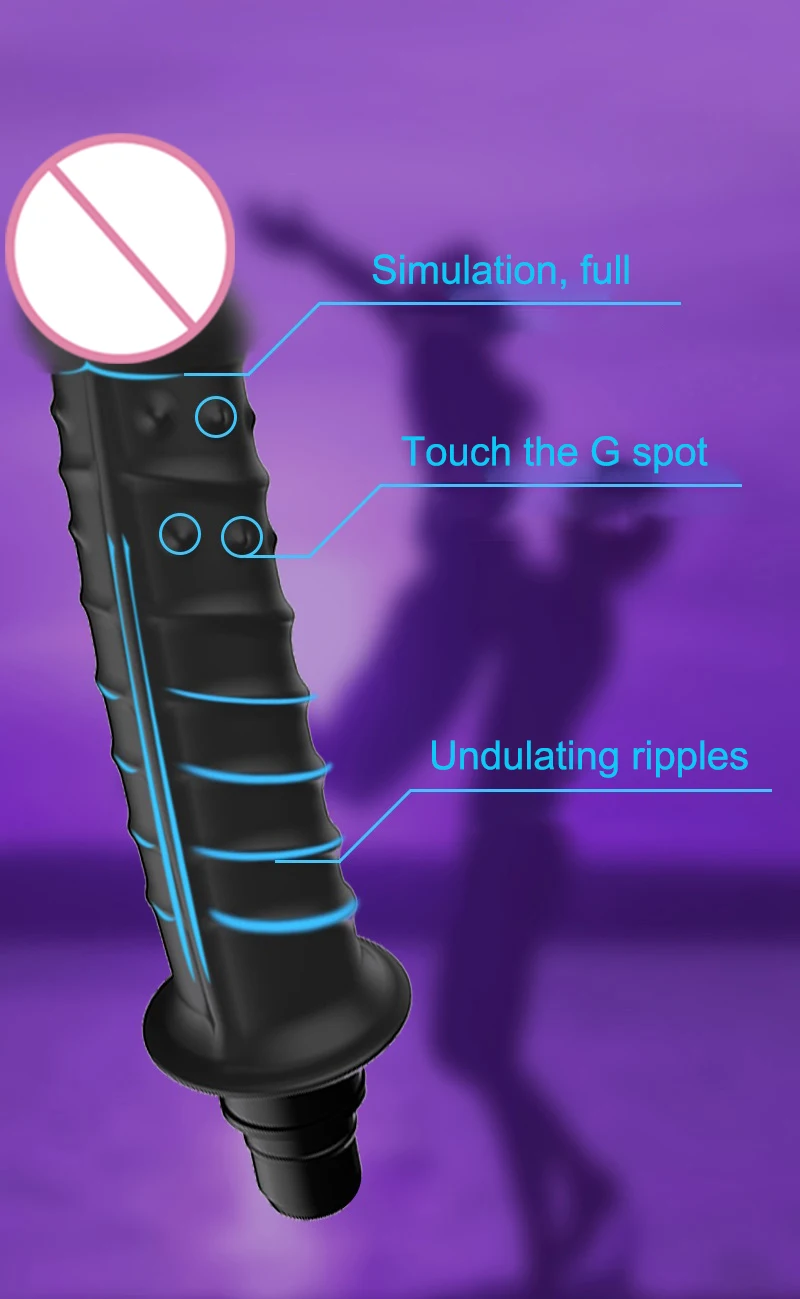 Massage Gun Heads vibration dildo penis sex adult toys silicone head VIBRAT for Fascia gun percussion Vibrators for Female Man