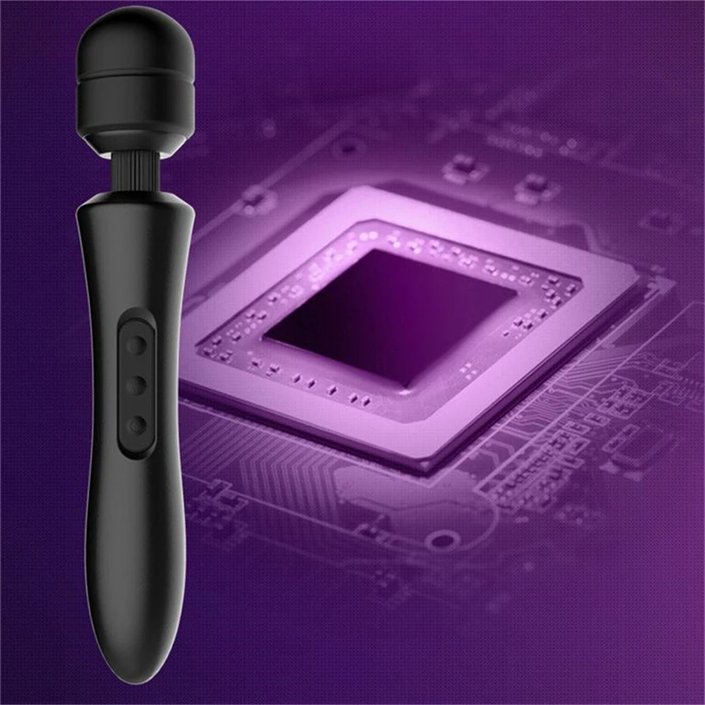 20 Modes Frequency 8 Speeds Body Vibrator Powerful magic wand AV massage sex products USB rechargeable Sex Toys for women ST090