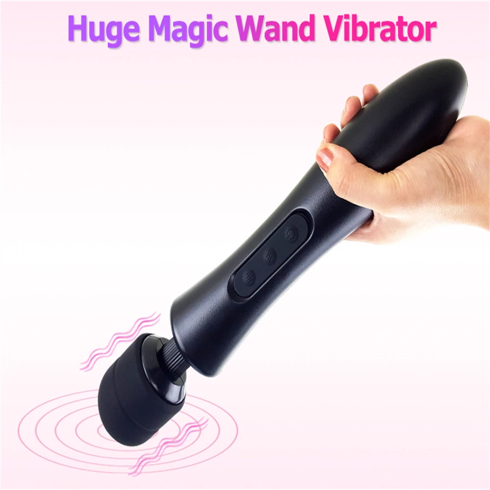 20 Modes Frequency 8 Speeds Body Vibrator Powerful magic wand AV massage sex products USB rechargeable Sex Toys for women ST090