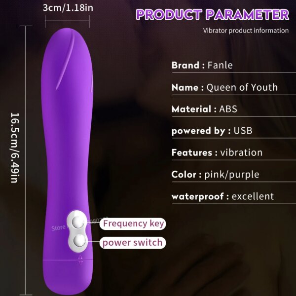 Powerful Vibrator for Women G Spot Clitoris Stimulator Adult Sex Machine Anal Toys Erotic Massage Tool Female Masturbator Wand
