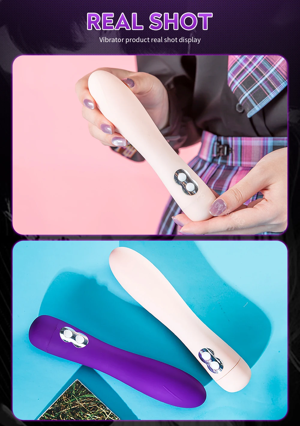 Powerful Vibrator for Women G Spot Clitoris Stimulator Adult Sex Machine Anal Toys Erotic Massage Tool Female Masturbator Wand
