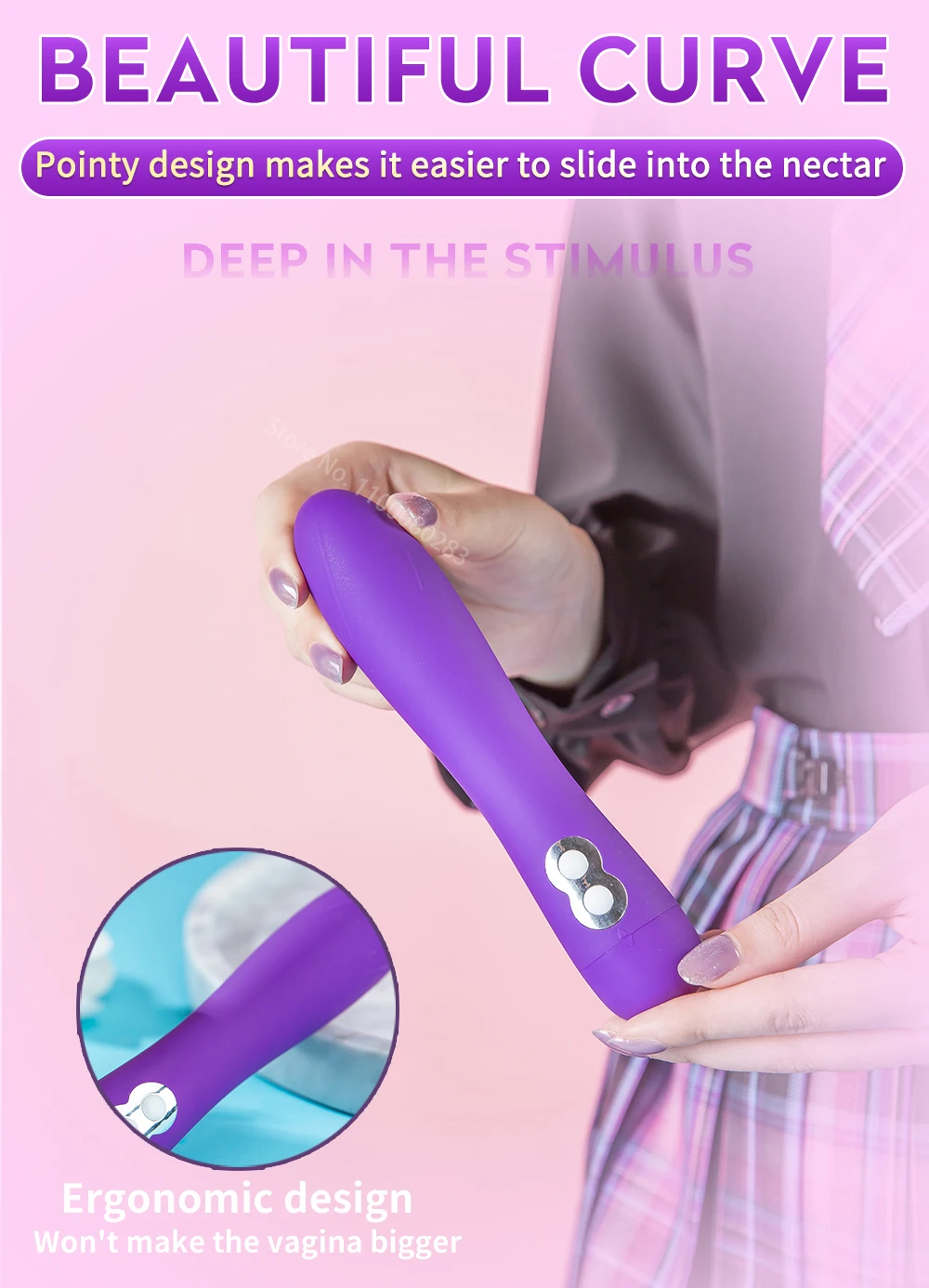 Powerful Vibrator for Women G Spot Clitoris Stimulator Adult Sex Machine Anal Toys Erotic Massage Tool Female Masturbator Wand