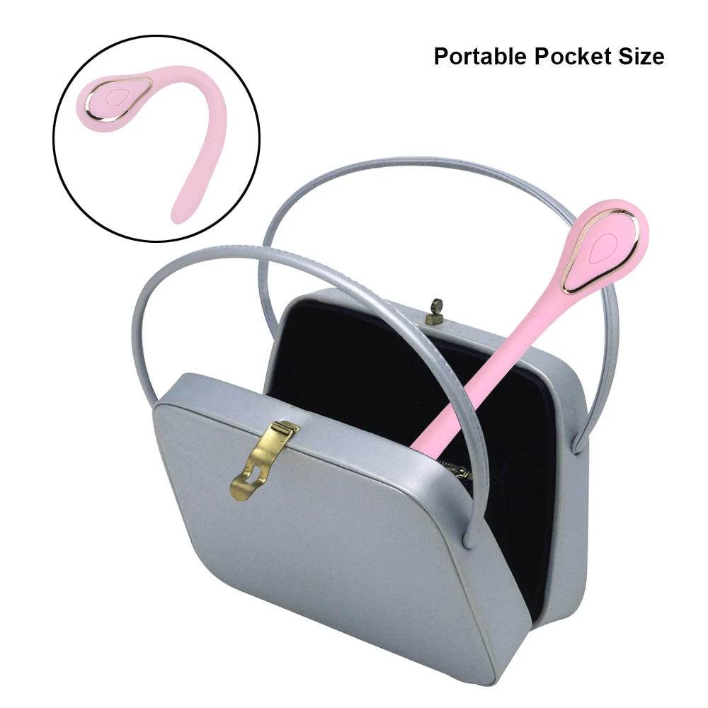 10 Speed Mini Slim Vibrator Wand Clitoris Massage Vagina Stimulation Urethral Stick G-Spot Female Masturbator Erotic Sex Toys