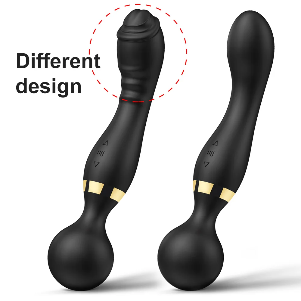 Powerful Dildo Vibrators Female Double Heads AV Magic Wand Massager G Spot Clitoris Stimulator Vibe Adults Sex Toys for Women Powerful Dildo Vibrators Female Double Heads AV Magic Wand Massager G Spot Clitoris Stimulator Vibe Adults Sex Toys for Women