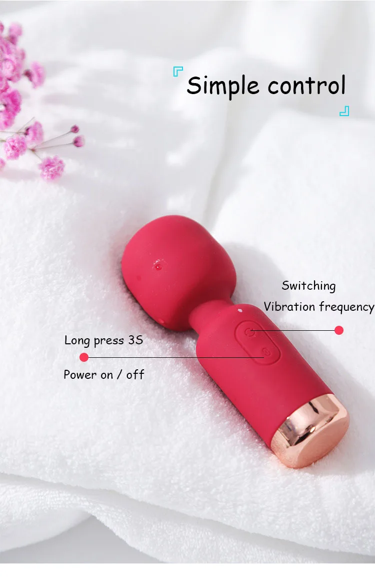 Mini AV Vibrator G Spot Vibration Vagina Anal Clitoris stimulator Dildo vibrator Adult sex Toys for women Masturbation Sex Shop