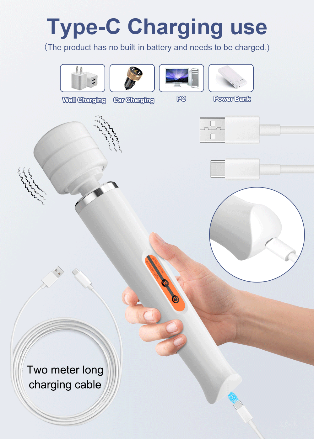 10 Speeds Powerful AV Magic Wand Vibrators for Women G Spot Nipple Massager Clitoral Stimulator Plug-in Power Sex Toy for Adults 10 Speeds Powerful AV Magic Wand Vibrators for Women G Spot Nipple Massager Clitoral Stimulator Plug-in Power Sex Toy for Adults