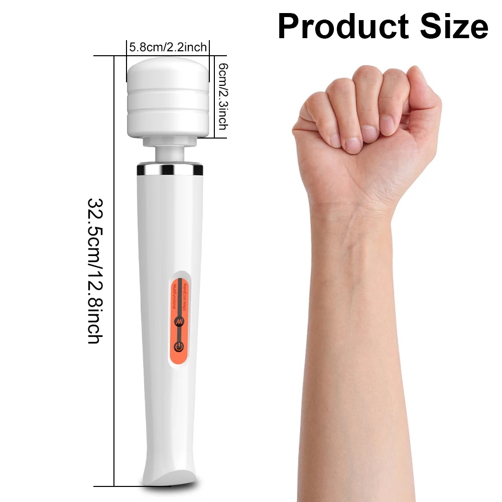 10 Speeds Powerful AV Magic Wand Vibrators for Women G Spot Nipple Massager Clitoral Stimulator Plug-in Power Sex Toy for Adults 10 Speeds Powerful AV Magic Wand Vibrators for Women G Spot Nipple Massager Clitoral Stimulator Plug-in Power Sex Toy for Adults