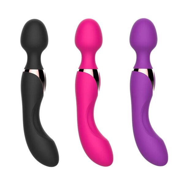 2024 New 10 Speeds Powerful Vibrators for Women,Magic Dual Motors Wand Body Massager Sex Toys for Women G Spot Adult Toys