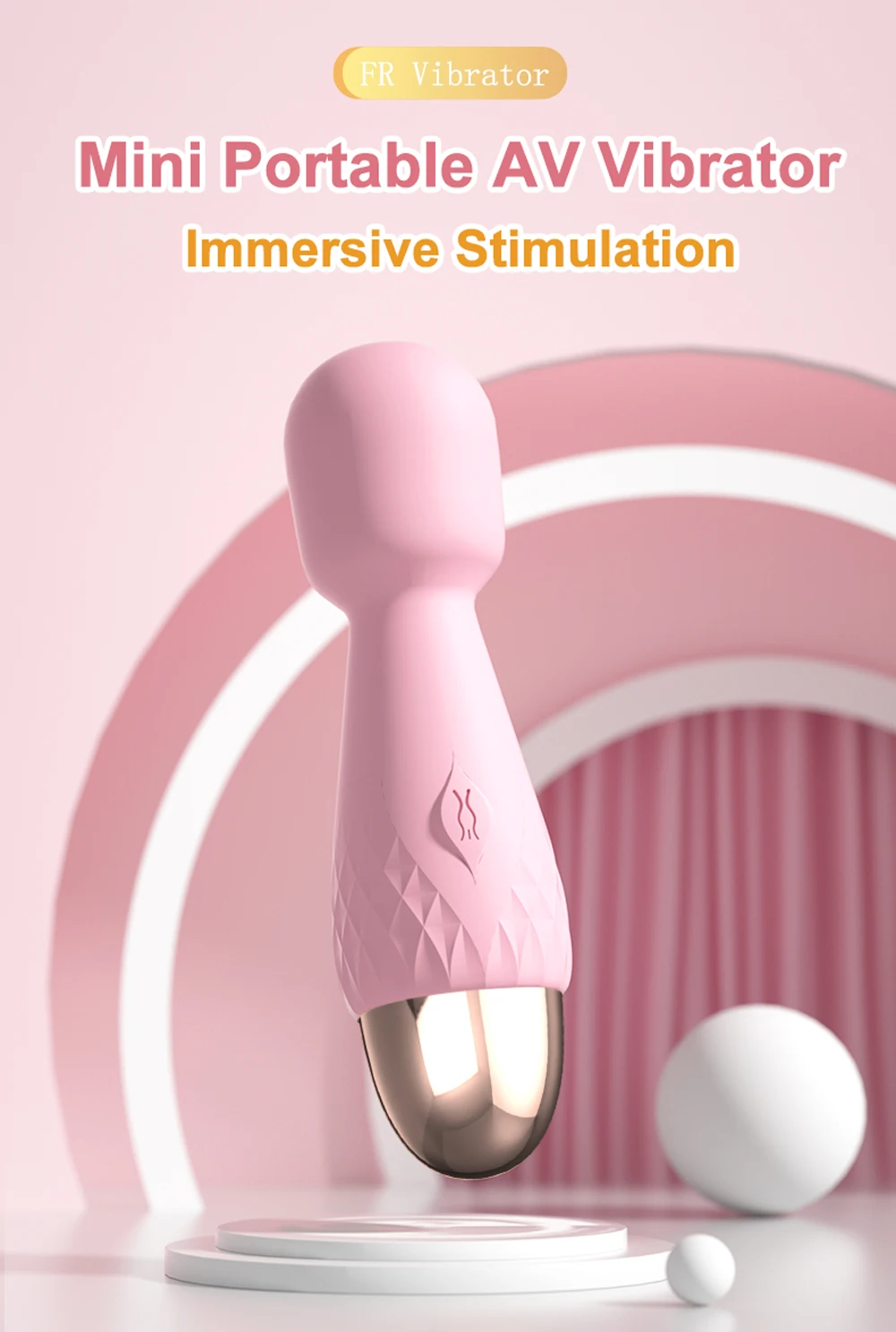 Magic Wand AV Vibrator for Women Wireless Rechargeable Clitoris Stimulator Mini Massager Sex Toys Female for Adult Goods Massage