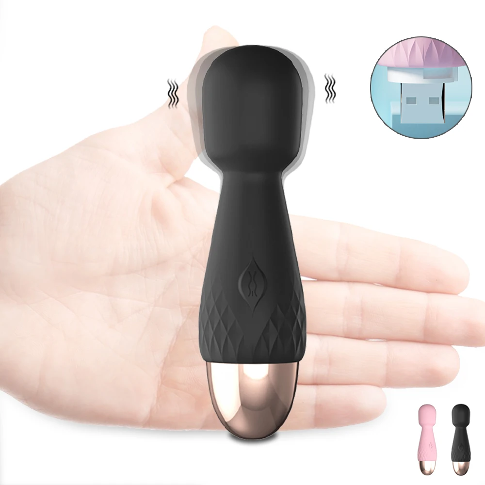 Magic Wand AV Vibrator for Women Wireless Rechargeable Clitoris Stimulator Mini Massager Sex Toys Female for Adult Goods Massage