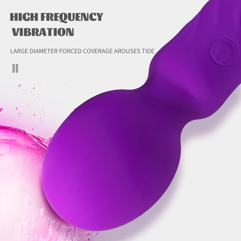 Cute Mini AV Vibrator G-spot Wands Magic Wand Massage Vibration Portable Clitoris Stimulator Vibrators Sex Toys For Women Adult