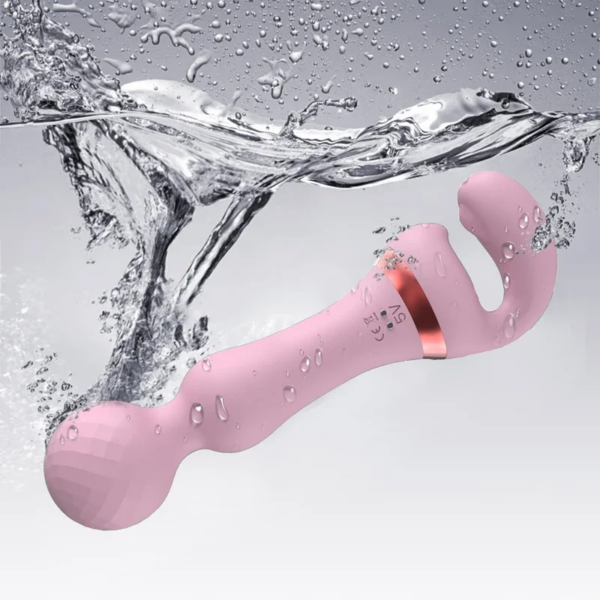 AV Magic Wand Vibrator Adult Toys for Women G-Spot Clitoral Nipple Clitoral Massage Stimulator 2 in 1 AV Vibrator Dildo Sex Shop