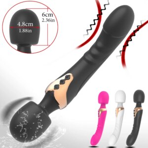 Good Powerful Dildos Vibrator 2 motor silicone large size 10 mode Massager Sex Toy For Couple Clitoris Stimulator for Adults