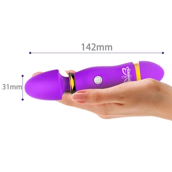 12 Modes Vibration Mini Vibrator Magic Stick Massager Clitoris G-Spot Vibrators Sex Toy For Women Adults 18 Female Masturbator