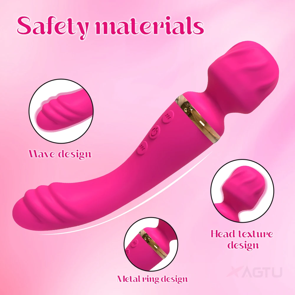 Powerful AV Vibrator G Spot Magic Wand Clitoris Stimulator Strong Vibration Dildos 10 Modes Massager Adult Sex Toys for Woman Powerful AV Vibrator G Spot Magic Wand Clitoris Stimulator Strong Vibration Dildos 10 Modes Massager Adult Sex Toys for Woman