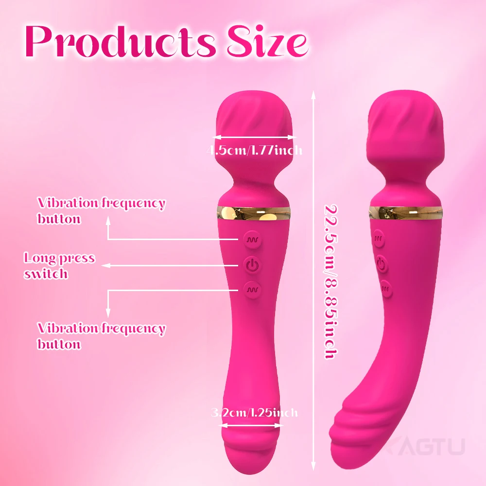 Powerful AV Vibrator G Spot Magic Wand Clitoris Stimulator Strong Vibration Dildos 10 Modes Massager Adult Sex Toys for Woman Powerful AV Vibrator G Spot Magic Wand Clitoris Stimulator Strong Vibration Dildos 10 Modes Massager Adult Sex Toys for Woman