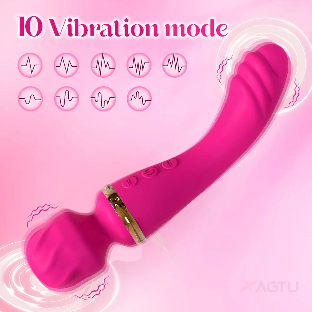 Powerful AV Vibrator G Spot Magic Wand Clitoris Stimulator Strong Vibration Dildos 10 Modes Massager Adult Sex Toys for Woman Powerful AV Vibrator G Spot Magic Wand Clitoris Stimulator Strong Vibration Dildos 10 Modes Massager Adult Sex Toys for Woman
