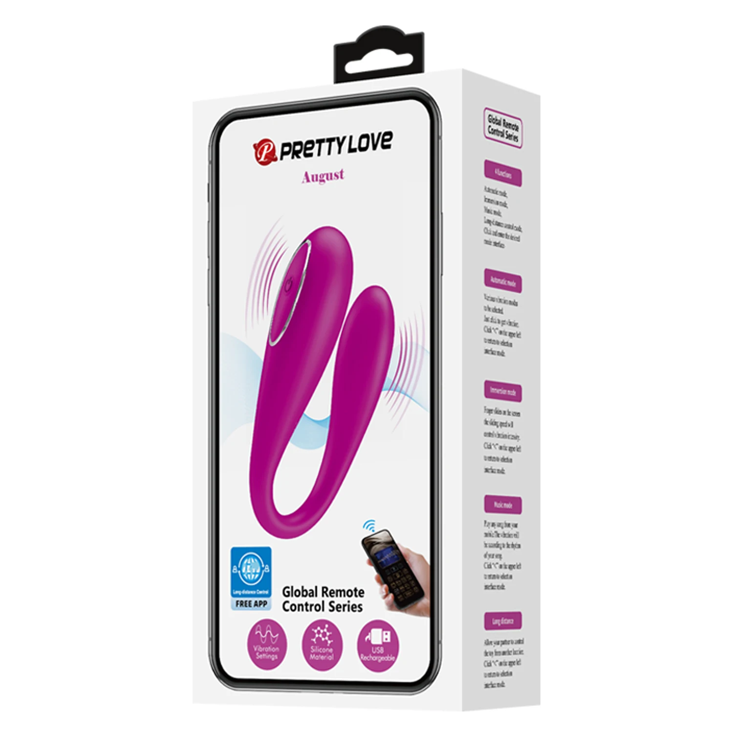 Pretty Love App bluetooth vibrator Silicone Wireless Vibrator We Design Vibe Adult Sex Toy Sex Products for  wowmen  Couple