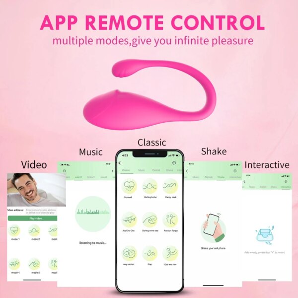 Wireless Bluetooth APP Vibrator Female Remote Control Egg Clitoris Stimulator G Spot Massager Sex Toys for Women Adults Panties