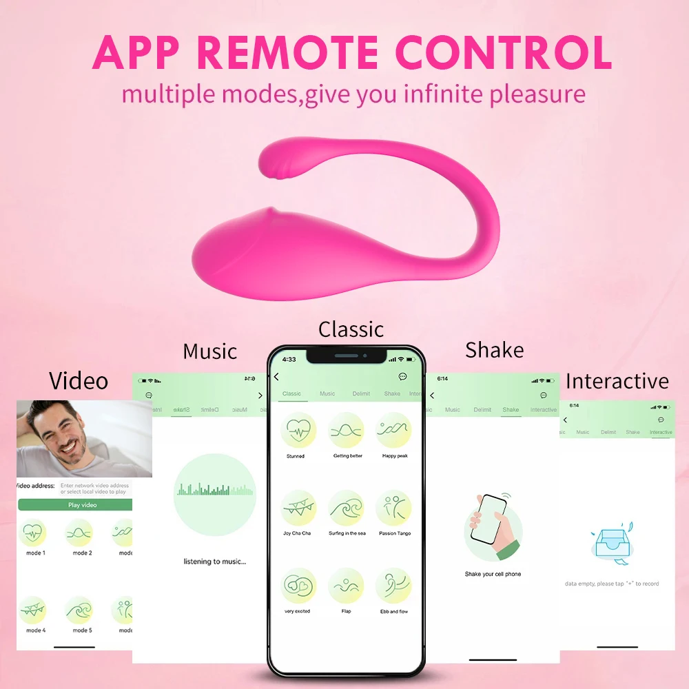 Wireless Bluetooth APP Vibrator Female Remote Control Egg Clitoris Stimulator G Spot Massager Sex Toys for Women Adults Panties Wireless Bluetooth APP Vibrator Female Remote Control Egg Clitoris Stimulator G Spot Massager Sex Toys for Women Adults Panties