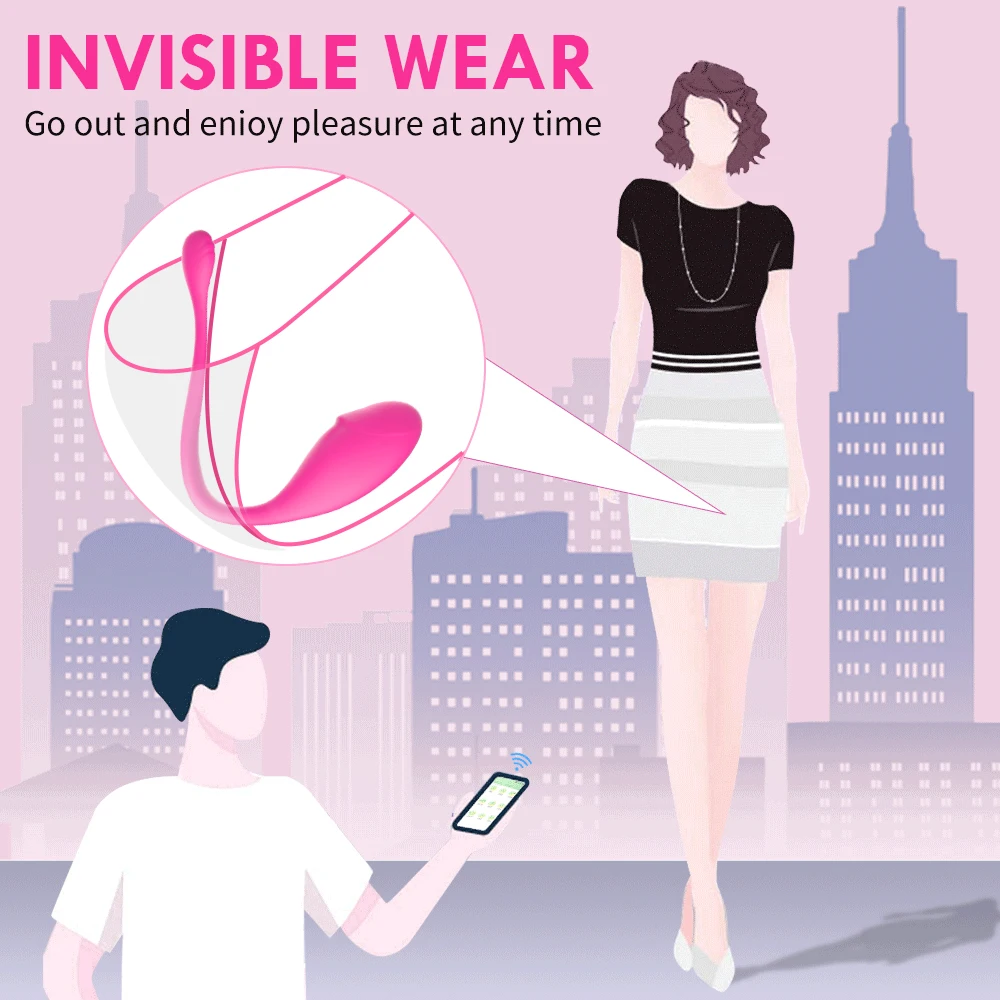 Wireless Bluetooth APP Vibrator Female Remote Control Egg Clitoris Stimulator G Spot Massager Sex Toys for Women Adults Panties Wireless Bluetooth APP Vibrator Female Remote Control Egg Clitoris Stimulator G Spot Massager Sex Toys for Women Adults Panties