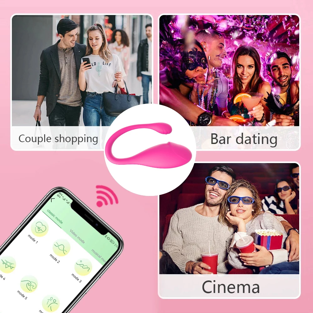 Wireless Bluetooth APP Vibrator Female Remote Control Egg Clitoris Stimulator G Spot Massager Sex Toys for Women Adults Panties Wireless Bluetooth APP Vibrator Female Remote Control Egg Clitoris Stimulator G Spot Massager Sex Toys for Women Adults Panties