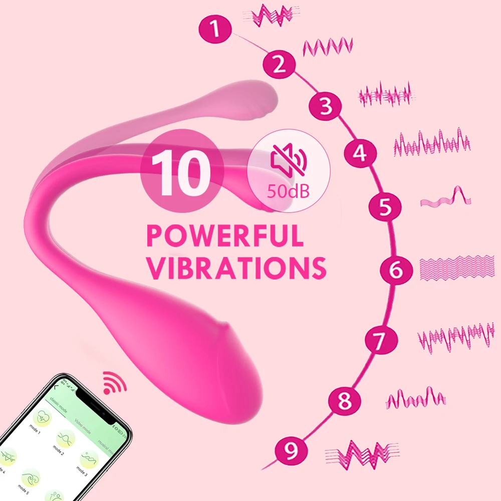 Wireless Bluetooth APP Vibrator Female Remote Control Egg Clitoris Stimulator G Spot Massager Sex Toys for Women Adults Panties Wireless Bluetooth APP Vibrator Female Remote Control Egg Clitoris Stimulator G Spot Massager Sex Toys for Women Adults Panties
