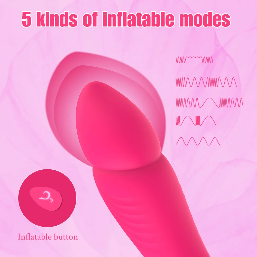 G-spot clitoral stimulator Inflatable vibrator vaginal massager 18 adult orgasm masturbation massage stick sex toy G-spot clitoral stimulator Inflatable vibrator vaginal massager 18 adult orgasm masturbation massage stick sex toy