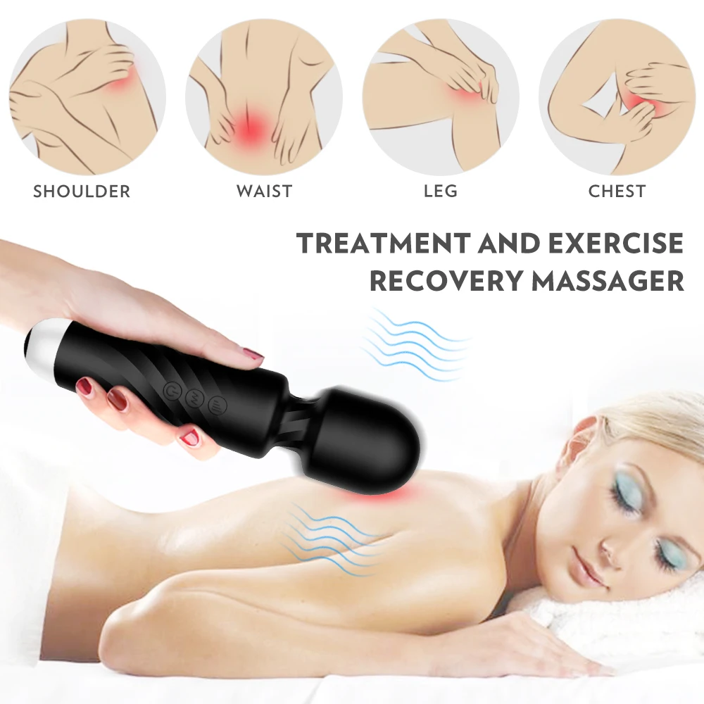  Magic Wand Vibrators for Women Powerful AV Stick Female G Spot Massager Clitoris Stimulator Adult Sex Toys for Adults 18