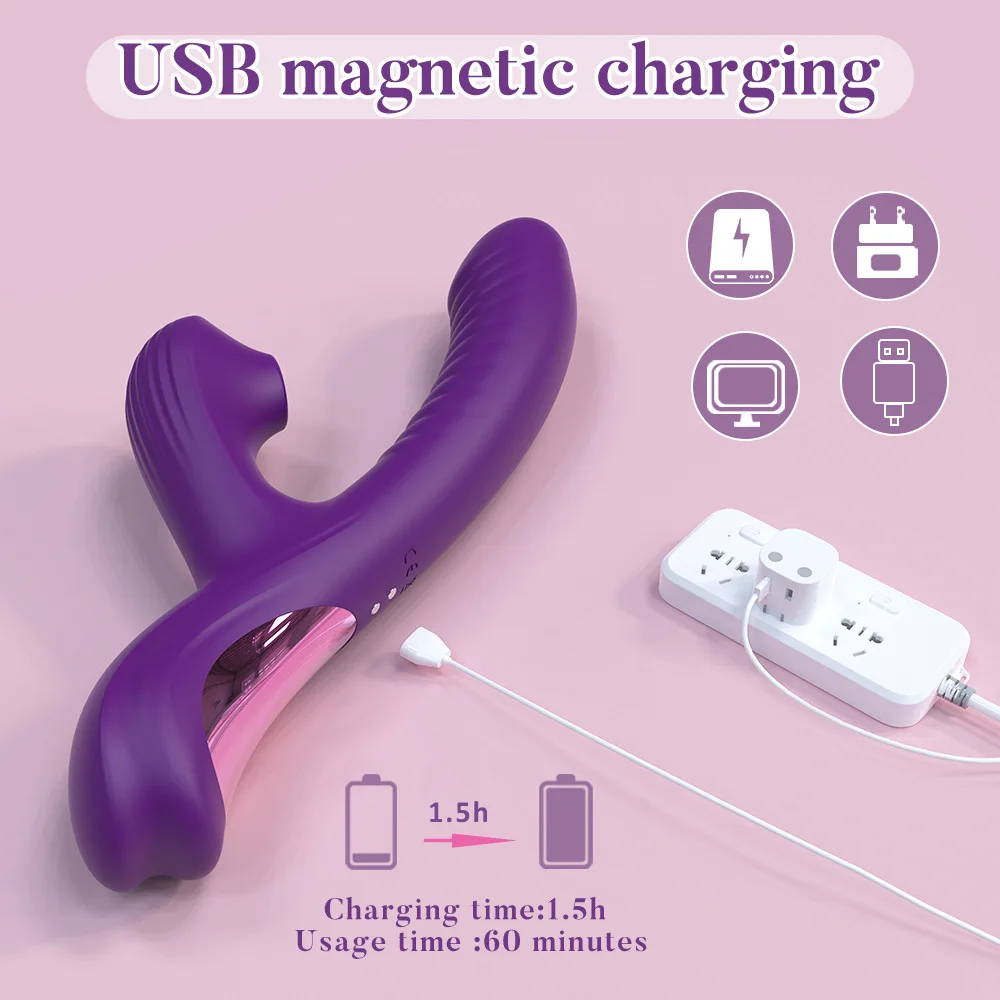 Vagina Sucking Swinging 2-in-1 Vibrator G-Spot Stimulator Dildo Vagina Massager Clitoral Suction Cup Vacuum Adult Sex Toy Vagina Sucking Swinging 2-in-1 Vibrator G-Spot Stimulator Dildo Vagina Massager Clitoral Suction Cup Vacuum Adult Sex Toy