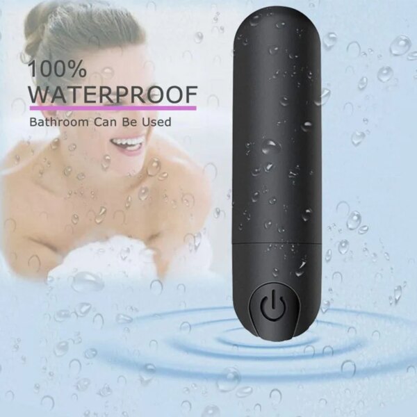 10 Speed Mini Bullet Vibrator for Women Rechargeable Wireless Vibrating Anal Bullet Clitoral Stimulator Dildo for Adult Sex Toys