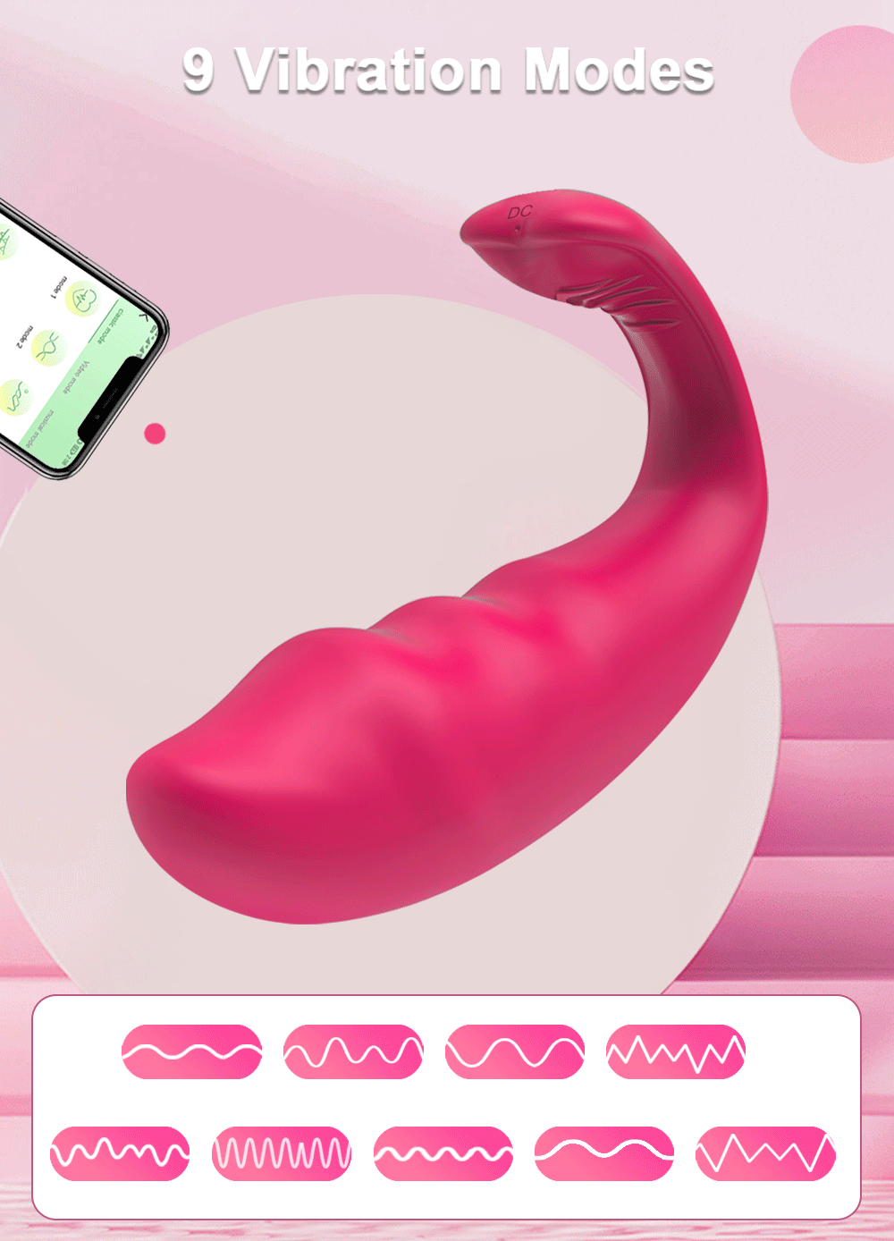 Bluetooth APP Control Vibrator for Women Wireless Dildo Clitoris G Spot Massager Wear Vibrating Egg Panties Sex Toys for Adults