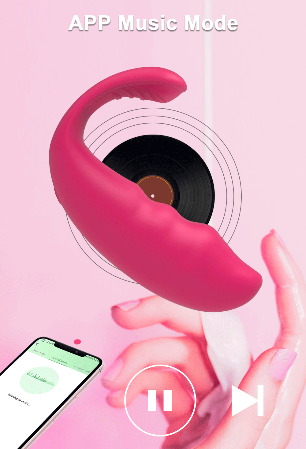 Bluetooth APP Control Vibrator for Women Wireless Dildo Clitoris G Spot Massager Wear Vibrating Egg Panties Sex Toys for Adults
