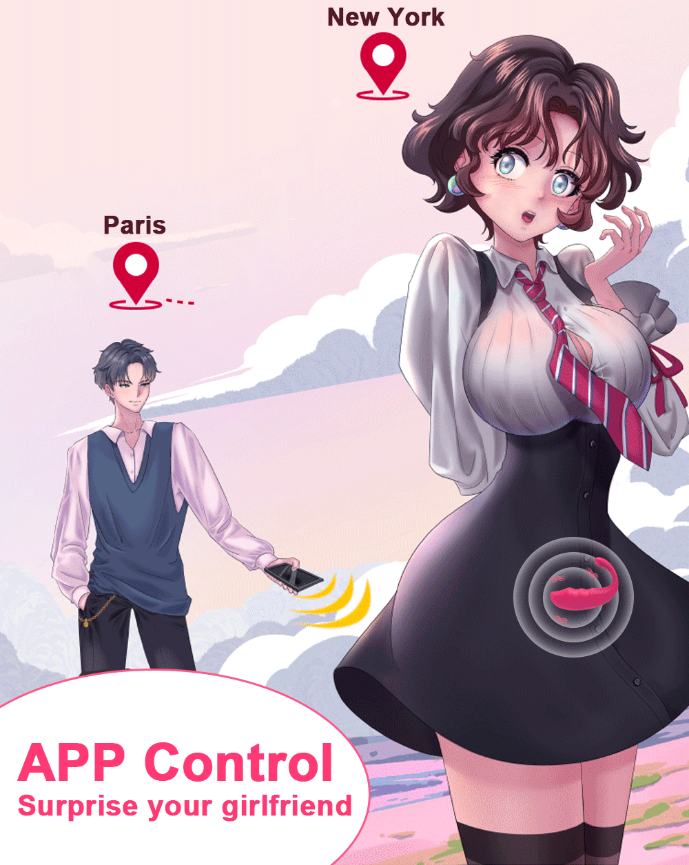 Bluetooth APP Control Vibrator for Women Wireless Dildo Clitoris G Spot Massager Wear Vibrating Egg Panties Sex Toys for Adults