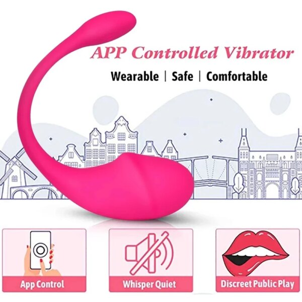 Wireless Bluetooth APP Vibrator Female Remote Control Egg Clitoris Stimulator G Spot Massager Sex Toys for Women Adults Panties