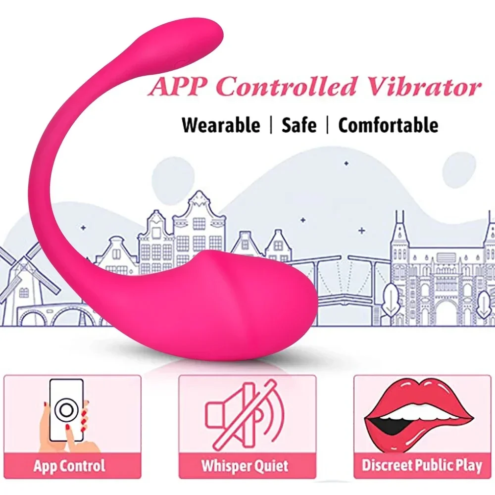 Wireless Bluetooth APP Vibrator Female Remote Control Egg Clitoris Stimulator G Spot Massager Sex Toys for Women Adults Panties Wireless Bluetooth APP Vibrator Female Remote Control Egg Clitoris Stimulator G Spot Massager Sex Toys for Women Adults Panties